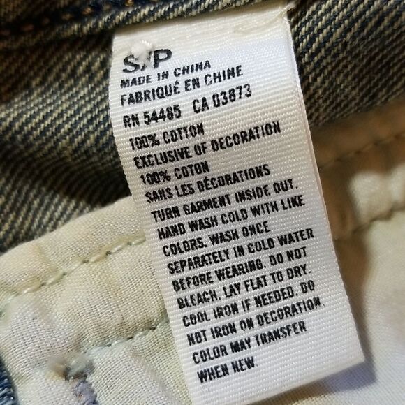 AMERICANāEAGLEāOUTFITTERSĀ StuddedāEmbellishedāBedazzledāDramaticāDenimāJacketāsm - Picture 8 of 9